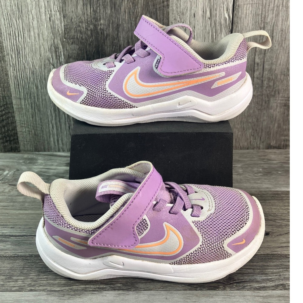 Nike Star Runner 4 NN Purple Orange Kids Sneakers HM4401-503 Size 9C